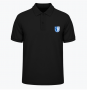 Polo-Schwarz-Vorderseite
